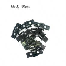 黑色技术链轮零件积木儿童玩具零件链轮轮胎齿轮砖坦克履带DIY配件57518 57519 24375 3708 - 黑色 - 查看 4