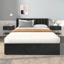 Bed Bases & Foundations - Black + Velvet + 160cm*200cm - View 3