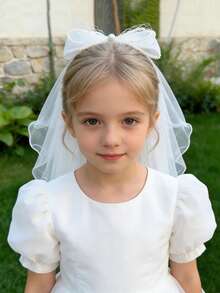 皇冠蝴蝶结发夹，闪亮公主发夹，生日发饰 - 彩色 - 查看 2