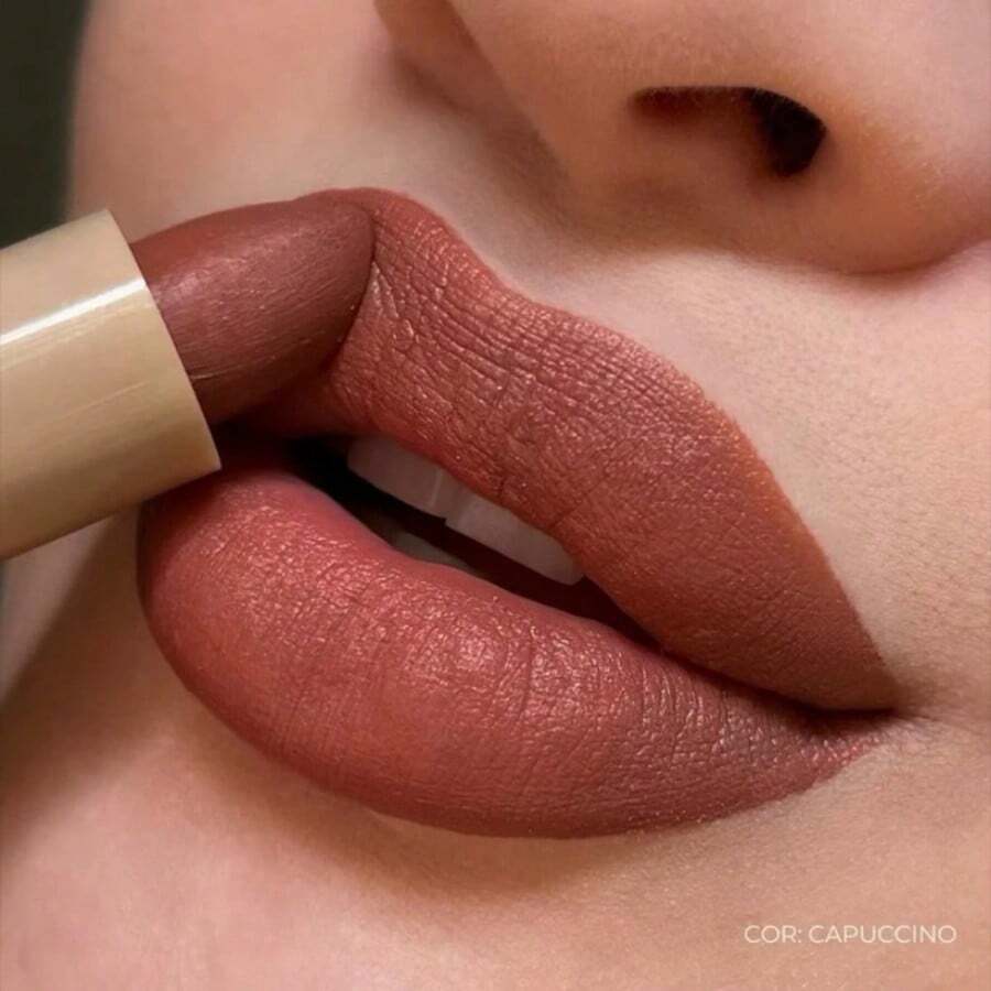 Mahav Daily Lipstick, Long Lasting 24h, High Pigmentation - Professional Finish And High Fixation. - CAPPUCCIN - View 1