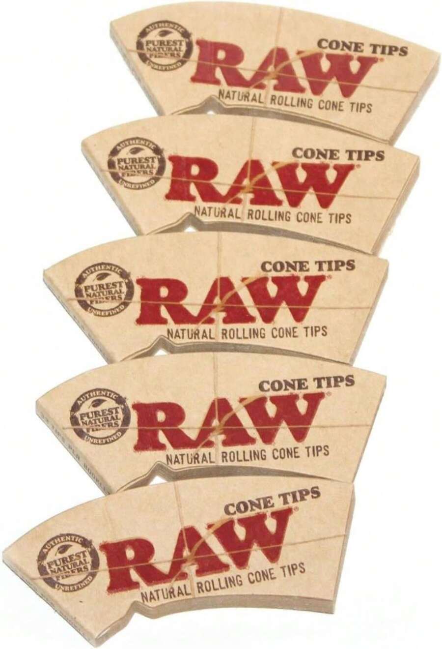 Raw Rolling Paper Perfecto Cone Tips 5 Packs = 160 Tips - trắng - Xem 1