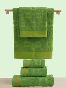 QIBHI Bộ 3/2/1 khăn tắm/khăn tắm hình trái tim bằng vải jacquard cotton, 100% cotton terry cloth, khăn đôi ấm cúng cho gia đình, tiệc tùng, quà tặng ngày Valentine, thấm hút tốt và mềm mại, phù hợp cho phòng tắm, khách sạn, phòng tập thể dục, du lịch, làm quà tặng, salon, thể thao, ngoài trời, bãi biển, trường học, tựu trường, phụ kiện du lịch, đồ dùng thiết yếu cho gia đình. - Nhiều màu - Xem 5