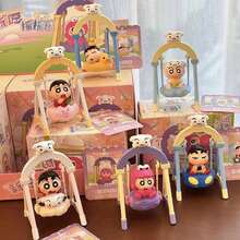 CRAYON SHINCHAN Japanese Anime Cartoon Character Swing Series Ornament Blind Box, Desktop Ornament, Home Decoration Ornament, Fan Enthusiast Collection Gift, Car Interior Ornament, Office Desktop Ornament, Party Gift, Party Accessory, Classroom Reward, Back To School Season, Birthday, Easter Gift [Mixed Shipment] - Multicolor - View 5