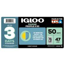 50 Quart Dual-Temperature Ice Chest With White Exterior For Outdoor Cooling - Multicolor - View 5