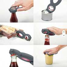 6-In-1 Multifunctional Support Kitchen Tool, Safety Beverage, Beer Can Opener, - Multicolor - View 2