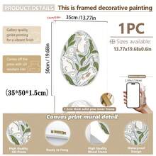 1pc Paintings Canvas Wall Art - Spring Art, Easter Decor, Bohemian Easter Art, Floral Art, Neutral Color Wall Decor, Floral Art - Baby Goods – Framed Nursery Wall Art Perfect Fit For Playroom Decor Nursery Decor, Childcare Room Decor, Preschool Decor, Boy's Room Decor Girl's Bedroom Decor Kids' Room Decor Easter Wall Decor, Nursery Spring Decor, Easter Children's Room Posters, Spring Decor Posters - Multicolor - View 51