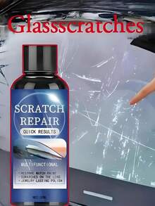 Herramienta de reparación de arañazos en el parabrisas del automóvil: Herramienta de reparación simple diseñada especialmente para parabrisas y lentes de automóviles, que utiliza tecnología de pulido sin productos químicos para reparar rápidamente. Agente reparador de arañazos en vidrio multifuncional: sin aditivos químicos, se puede aplicar fácilmente en superficies de parabrisas y lentes. - A - Ver 7