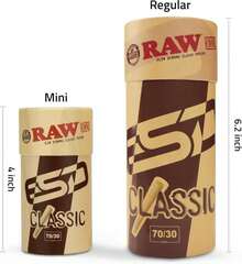 RAW Mini Dogwalker Pre-Rolled Cones 70\/30 Single Size - 20 Pack - Slow Burning - Rolling Papers - Shorter Than 1 1\/4 - Special Edition - ColorA - 查看 3