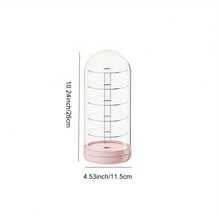 1 hộp trưng bày mô hình mini UFORU có nắp đậy, hộp đựng đồ để bàn xoay nhiều tầng. - 1 đế màu hồng - Xem 11