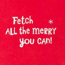Hallmark Musical Christmas Card (Dogs, We Wish You A Merry Christmas) (599XSO9319) - Dogs, We Wish You a Merry Christmas - View 3