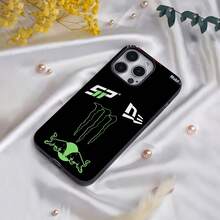 Funda para teléfono con gráficos de logotipos de carreras compatible con  17,  16 Pro Max,  15 Pro Max,  13 y  12 Diseño duradero y elegante Un regalo genial para los entusiastas y fanáticos de los deportes de motor - Negro - Ver 2