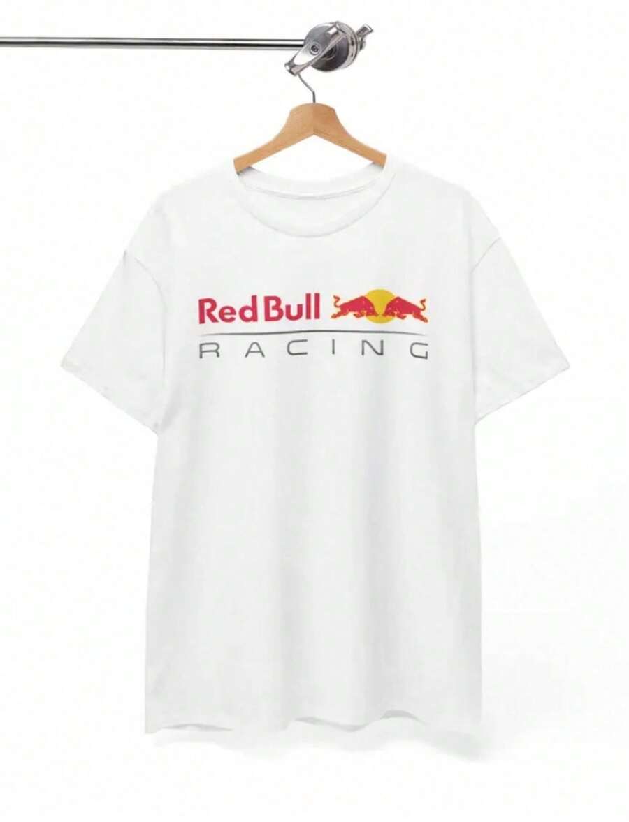 Red Bull Shirt, Red Bull T-Shirt, Race Shirt, Car Shirt, Race Shirt, F1 Lover Shirt, Shirt, F1 Red Bull Shirt - 白色 - 查看 1