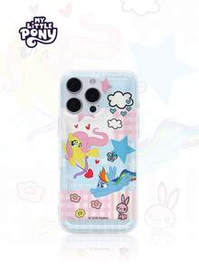 Hasbro MY LITTLE PONY 可爱小马宝莉IP元素时尚手机壳，官方正品卡通女孩透明手机壳，兼容苹果17、17 Air、17 Pro、17 Pro Max、11、12、13、14、15、16 Pro、16 Pro Max、14 Plus、15 Plus、16 Plus、15 Pro Max、16 Pro、16 Pro Max、XR、XS Max，春季生日礼物 - 透明3 - 查看 3