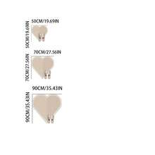 1 pieza Felpudo con forma de corazón minimalista, alfombra de baño, alfombra de baño, felpudo de entrada, alfombra pequeña, alfombra, felpudo, decoración del hogar, alfombra de área, felpudo de exterior, alfombra de dormitorio, alfombra lavable - Multicolor - Ver 5