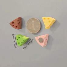 Bộ 5/10 nam châm tủ lạnh hình pho mát mini, những chiếc nam châm nhỏ xinh dùng để trang trí tường ảnh, trang trí nhà cửa, đồ thủ công DIY, trang trí tường ngày lễ, quà sinh nhật, quà tốt nghiệp, v.v. - Nhiều màu - Xem 3
