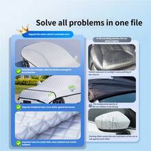 Thickened Cotton Velvet Car Cover, Sunshade, Snow And Rain Protection - Car Cover - View 4