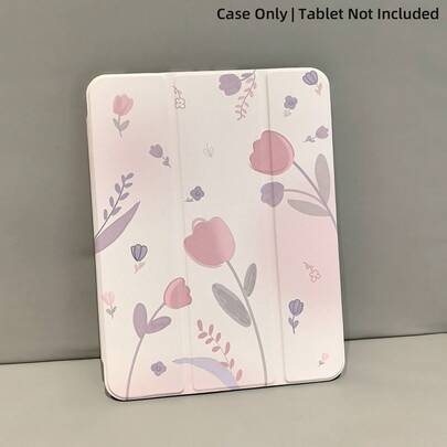 Suitable For Redmi Pad2 Protective Cover, With Pen Slot And High Transparency Acrylic Back Panel,Redmi Pad SE 11 Inch 2023 Tablet Protective Case,Three Fold Tablet Protective Cover, Intelligent Sleep Wake-Up,IPad Case,Suitable For IPad 8th Generation 10.2-Inch/IPad 9th Generation 10.2-Inch/IPad 10th Generation Protective Case