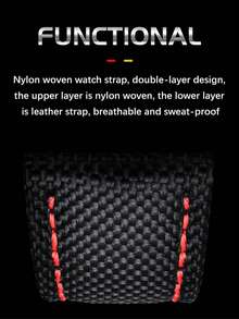 LIGE 男士经典石英表，防水夜光，不锈钢表带，双时区设计 - 金色 - 查看 7