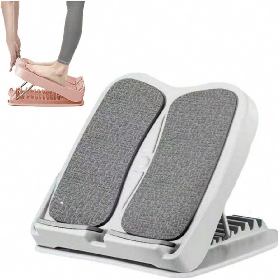 Slant Board, Adjustable Incline Board Portable Leg Exercise Ankle Foot Calf Stretcher, Balancing Fitness Pedal Wedge Stretch For Rib, Heel, Hamstring, Achilles, Leg Calves Muscle Exerciser - 灰色 - 查看 1
