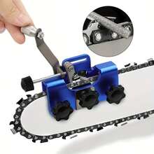 1套手摇式链条研磨机，便携式家用手持电动锯链磨链器工具 - 彩色 - 查看 3