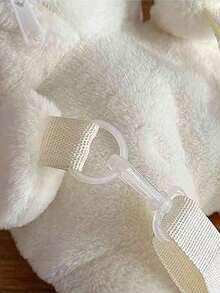 Fashionable Shoulder Bag With Cute Plush Cat Design, Soft & Fun Crossbody Bag For Girls - Multicolor - View 5