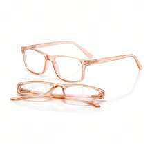 (4-Pack Mixed Styles)  Ultra-Lightweight Women's Reading Glasses Features Stylish, Colored Frames And Clear Lenses. Its Fashionable Design And Clear Vision (Prescription +1.0 To +4.0) Meet The Needs Of Different Degrees Of Presbyopia, Adding A Touch Of Color To Autumn And Winter Outfits. It Helps People With Presbyopia Read Clearly And See Objects Up Close. The Multiple-Pair Design Makes It Convenient For Use In Various Settings Such As Home And Office.US Stock - 彩色 - 查看 10