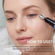 Lakerain丰盈眼部凝胶，减少眼袋和黑眼圈，眼部按摩霜 - 白色 - 查看 5