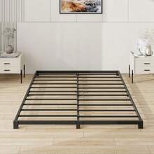 3 Inch Bed Frame Queen Size Low Profile Queen Heavy Duty Platform Bed Frame No Box Spring Needed Easy Assembly Noise Free Black-B001 - 3 inch - Màu trắng - Xem 7