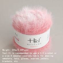 4 Balls/400g Colorful Gradient Yarn, 22% Acrylic, 40% Nylon, 38% Wool, DIY Knitting And Crocheting Sweaters, Scarves, 100g/Ball - Set A - View 3