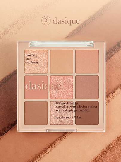  Dasique Eyeshadow Palette, High Pigmentation, Long-Lasting, Easy To Apply, Smooth, Vegan, Cruelty-Free, Christmas Gift For Women, Fashion Cosmetic Brand, Back To School, Wedding Dress, Summer, Valentine's Day, Vacation
