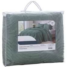 Prime Palazzo Luxury 3-Piece Double Bedspread Set With Ultrasonic Quilting - 綠色 - 查看 9
