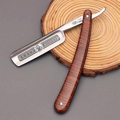 Navaja de afeitar vintage manual, navaja de afeitar antigua, navaja de afeitar de alta calidad