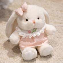 Adorable Plush Bunny Rabbit Stuffed Animal Doll, Cute Rabbit Doll With Long Ears, Children's Sleeping Companion, Girlfriend Gift, Holiday Event Party Favor - Mando Rabbit Plush Toy, 20cm (approx. 0.2kg) - View 10