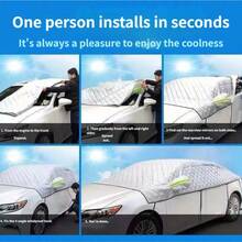 Thickened Cotton Velvet Car Cover, Sunshade, Snow And Rain Protection - Car Cover - View 7