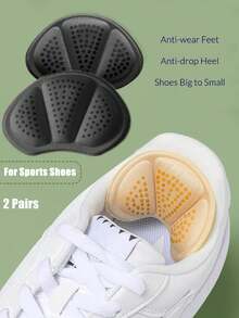 Shoe Heel Grips, Shoe Inserts For Sneakers, Anti-Slip Heel Pads, Half Size Shoe Filler Pads - A-thin 3mm - View 8