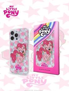 MY LITTLE PONY 官方授权小马宝莉手机壳，印有萍琪派、暮光闪闪、云宝黛西等众多角色，高清印刷，深色背景尽显高级质感，少女心爆棚！全包防摔防指纹，时尚透明气囊保护壳，兼容/Galaxy - 無色 - 查看 1