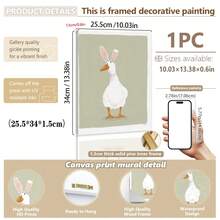 1pc Paintings Canvas Wall Art - Spring Art, Easter Decor, Bohemian Easter Art, Floral Art, Neutral Color Wall Decor, Floral Art - Baby Goods – Framed Nursery Wall Art Perfect Fit For Playroom Decor Nursery Decor, Childcare Room Decor, Preschool Decor, Boy's Room Decor Girl's Bedroom Decor Kids' Room Decor Easter Wall Decor, Nursery Spring Decor, Easter Children's Room Posters, Spring Decor Posters - Multicolor - View 23