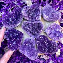 A Unique Brazilian Amethyst Series- A Large Amethyst Cluster With Multi-Faceted Edges - Purple - View 2