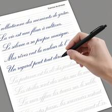 French Cursive Workbook For Beginners: 2026 Calligraphy Practice Book For Adults & Teens - Learn Beautiful Penmanship With 32 Pages Of Tracing Exercises (Letters, Words, Sentences) - A - View 3