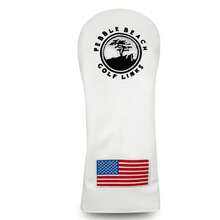 白色皮革高尔夫球杆头套，防水，高尔夫配件及礼品 - 白色 - 查看 9