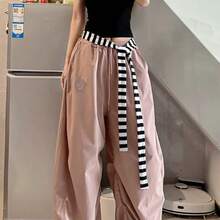 1件爵士舞新款小众黑白条纹腰链，街舞，韩流，肚皮舞臀巾 - 彩色 - 查看 10