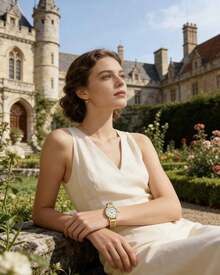 Anne Klein Women's Bracelet Watch, Classic Ladies Watch With Stainless Steel Strap, Women's Formal Watch, Women's Round Watch - Gold - View 4