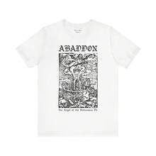 Abaddon, Demonology T-Shirt, Infernal Dictionary Shirt, Demon Tshirt, Gothic, Witchcraft, Occult, Witchy Unisex Jersey Short Sleeve Tee - trắng - Xem 1
