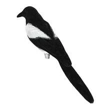 Magpie Decoy For Trap Bird Handcraft Durable Fake Birds Hunting Decoys - Black - View 5