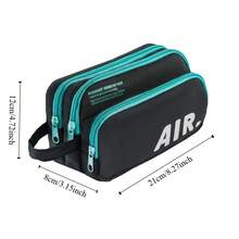 English Letter Handheld Large Capacity Multi Functional Middle School Students Stationery Bag Boy Pencil Case - Multicolor - View 9