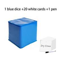 BELLKIDS 1 Stück DIY Einsatzkarte Würfel, 4 Farben, kann mit Karten für Kartenerkennungsspiele verwendet werden, Lernwürfel-Spielzeug, hexagonaler Würfel, geeignet für Klassenzimmer, Partys, Zuhause, Lehrmittel, Brettspiele, Würfelspiele, Set - Verschiedenfarbig - Übersicht 16