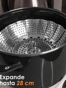 Rejilla Para Verduras Al Vapor Plegable De Acero Inoxidable Acero Inoxidable - M - Ver 2