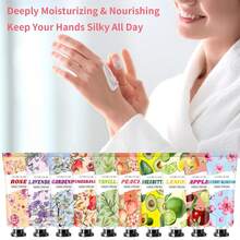 6/12/24/60/74 piezas de crema para manos a granel, regalo para el Día de San Valentín, obsequio de agradecimiento, regalo a granel para enfermeras, regalo para fiestas pequeñas, crema para manos de viaje para mujeres. Hidratante, nutrición, sin grasa, anti-freez y antirrugas. Caja de regalo para cuidado de manos: crema perfumada con frutas y flores que hidrata profundamente, suaviza los poros y deja la piel suave, reduce las arrugas y la sequedad en las manos. Ideal para mantener la piel hidratada en otoño e invierno, cuidado diario, protección en ambientes climatizados de verano. Regalo perfecto para mamás, familiares y amigos. - Afrutado y cítrico - Ver 5