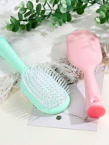 1个气垫按摩梳，女士长发防打结梳，家用直发喷雾梳 - 彩色 - 查看 4