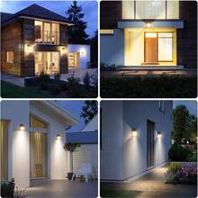 LiHangStar 1/2/4/8pcs Outdoor Solar Wall Lights With Motion Sensor, 3 Lighting Modes Solar Flood Lights, Suitable For Yard, Outdoor, Porch, Driveway, Garage, Street, Emergency Use - Solar-powered Sensor Wall Lamp - View 9